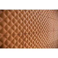 Image of Ripple Cork Tiles, Pack of 12