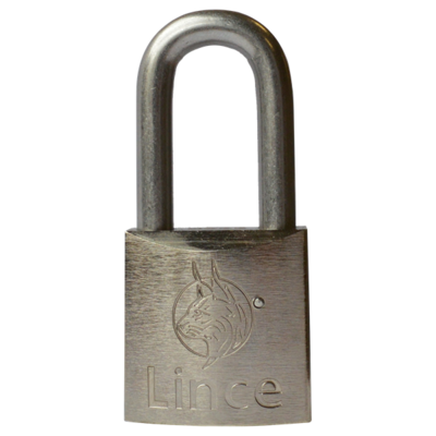 LINCE Nautic Brass Body Corrosion Resistant Long Shackle Padlock - 45mm (new product)