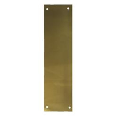 ASEC 75mm Wide Polished Brass Finger Plate - AS1600