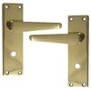 Image of ASEC Victorian Plate Mounted Bathroom Lever Furniture - AS3783