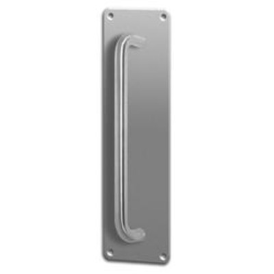 ASEC Plate Mounted 75mm Stainless Steel Pull Handle - AS4512