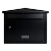 Image of Belfast Black Letterbox - non personalised version