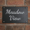 Image of Rustic Slate House Sign - 2 line 30.5 x 20cm