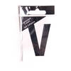 Image of 6.5cm Black self adhesive vinyl Letter V