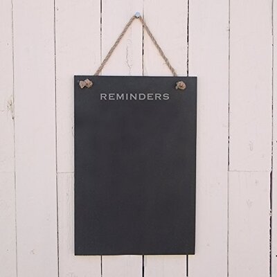Slate Hanging Notice Board ’Reminders’