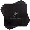 Image of Add your own message to a set of Slate Coasters