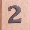 Image of 6cm Black Iron Door Numbers-2