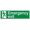 Emergency Exit - Running Man Left sign