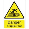 Image of Danger Fragile Roof Sign
