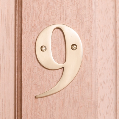 10cm Brass House Numbers-9