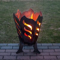 Steel Fire Pit, The Spark, Outdoor Garden Heater/Burner, 41 x 60cm