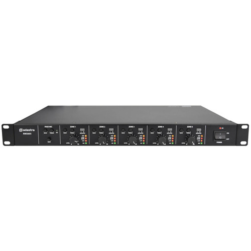 100 Volt Multichannel Amplifier 5 x 60W