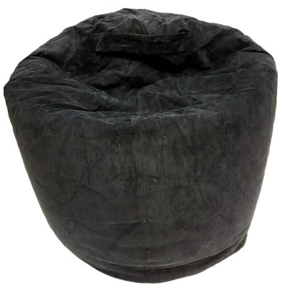 Black Corduroy Large Bean Bag