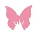 Click to view product details and reviews for Place Card On Glass Butterfly Hot Pink.