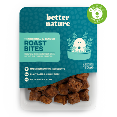 Better Nature Roast Tempeh Bites 180g USE BY 22/04