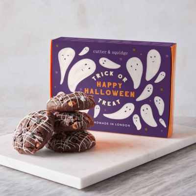 Halloween Mixed Chunky Cookie Box - Box Of 4