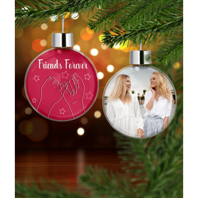 Best Friend Pinky Promise Christmas Bauble