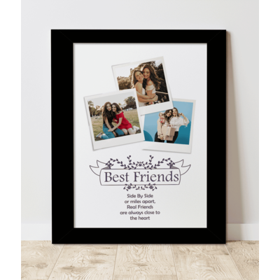 Best Friends Personalised Photo Collage Print Gift