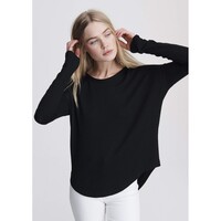Image of The Knit Long Sleeve T-Shirt - Black