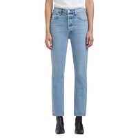 Image of Riley High Rise Crop Straight Leg Jean - Shiver