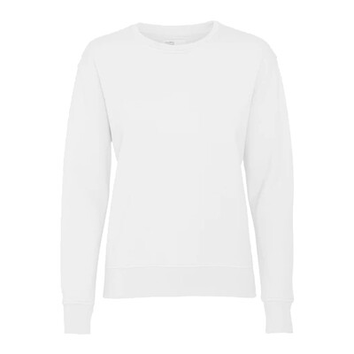Classic Crew Organic Cotton Sweatshirt - Optical White