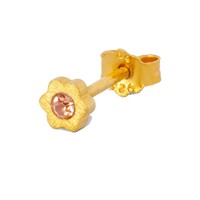 Image of Blomst Stud Earring - Peach