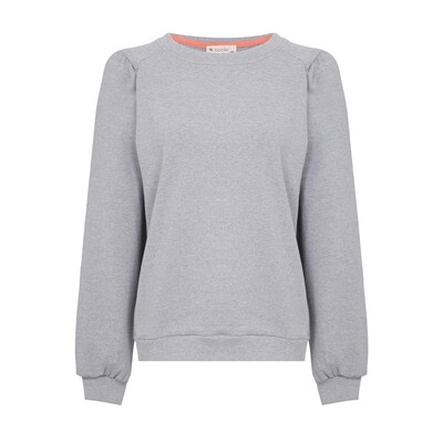 Piper Cotton Sweater - Grey