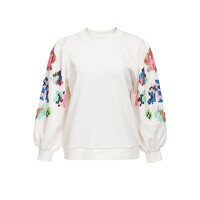 Image of Bronx Embroidered Cotton Sweater - Off White