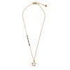 Melted Star Chain Necklace - Gold & Black