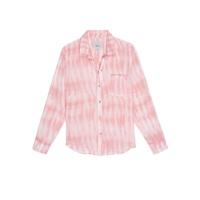 Josephine Shirt - Coral Tie Dye