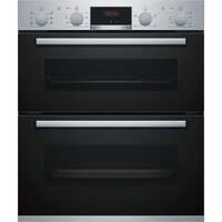 Image of Bosch Series 4 NBS533BS0B Built-under Double Oven - Brushed Steel