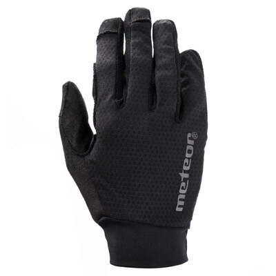 Meteor Unisex Gl Long 80 Bicycle Gloves - Black
