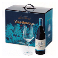 Vina Ardanza 2015 - 4x75cl with four crystal glasses in gift case