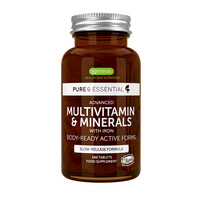 Image of Igennus Pure & Essential Advanced Multivitamin & Minerals with Iron - 180 Tablets