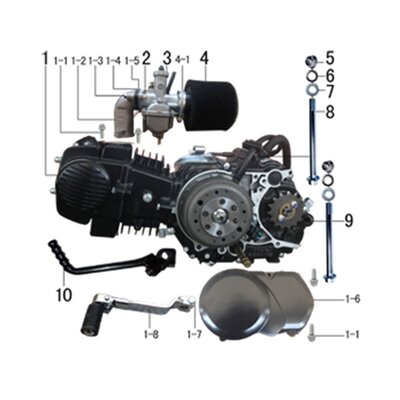 M2R KMX-R 125 Pit Bike YX125cc Engine