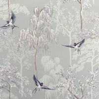 Image of Japanese Garden Wallpaper Grey Arthouse 908105