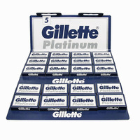 Image of Gillette Platinum Safety Razor Blades Trade Pack
