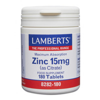 Lamberts Zinc 15mg (as Citrate) - 180's