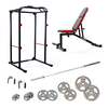 Image of Viavito Home Gym and DKN 140kg Tri Grip Adjustable Olympic Weight Set