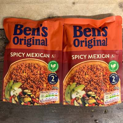 2x Ben’s Original Spicy Mexican Microwave Rice (2x250g)