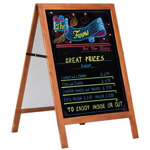 Product Image Premium Solid Wood Chalk A-Board