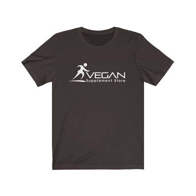 Vegan Supplement Store Unisex Jersey Short Sleeve Tee, Brown / L