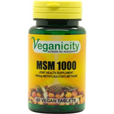 Vegan MSM 1000mg Tablets | Vegan Supplement Store