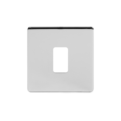 Soho Lighting Polished Chrome 1 Gang RM Rectangular Module Grid Switch Plate