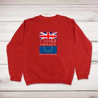 I Voted Remain Because I’m Not A Fucking Idiot Sweatshirt