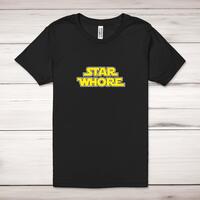 Star Whore Adult T-Shirt – Black, Medium