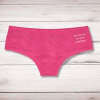It’s Not You It’s Your Grammar Ladies Shortie – Pink, Large