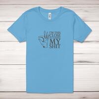 Losing My Shit Adult T-Shirt – Ocean Blue, XS