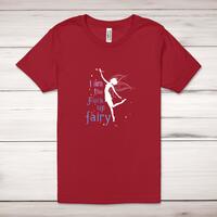 I Am The Fuck Up Fairy Adult T-Shirt – Red, Small
