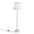 Artemide Melampo Floor Light - Melampo - Aluminium & Grey Shade  - Floor Lighting Silver Designer Floor Lamp